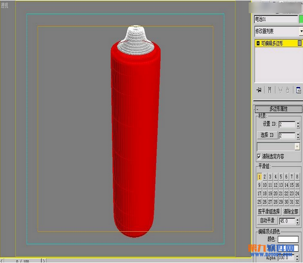 3ds Max设计制作一个电池3