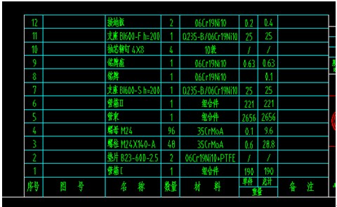 浩辰CAD机械教程之表格数据导出1