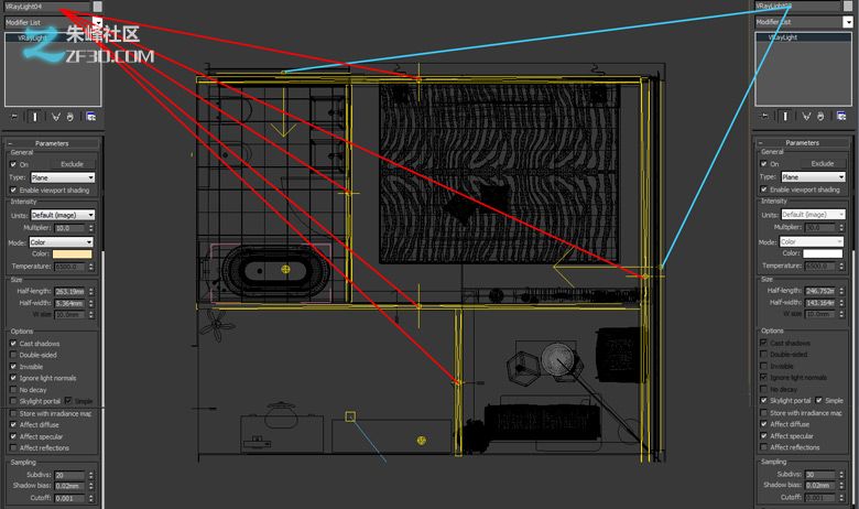 3dmax制作个性卧室效果图教程13