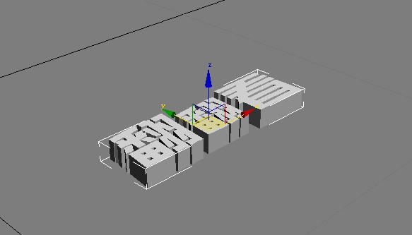 AI和3DSMAX打造翻转效果立体字动画14