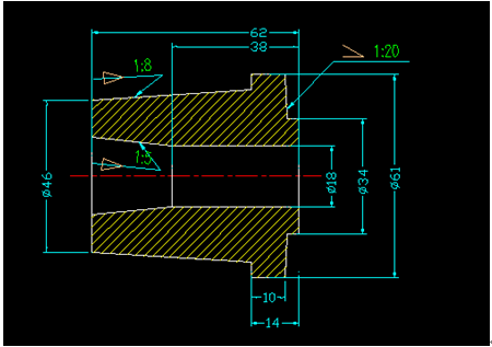 浩辰CAD机械教程之对称零件图6