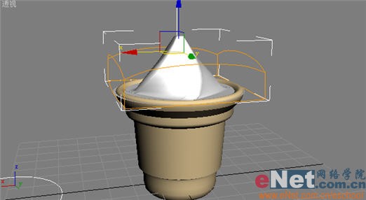 3dmax打造桶装冰激凌6