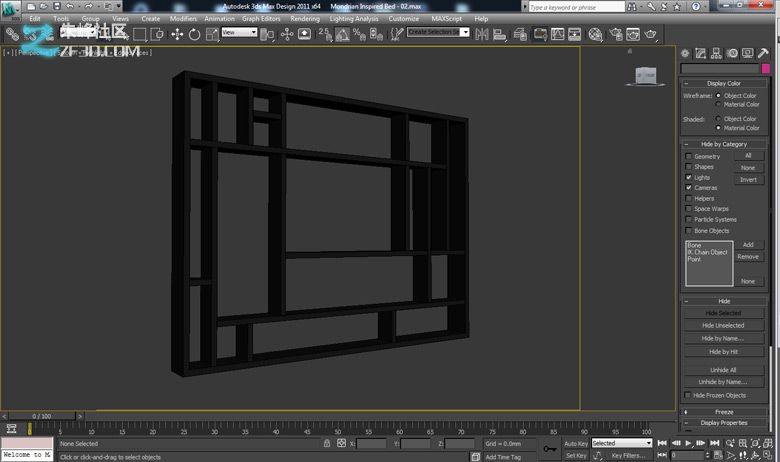 3dmax制作个性卧室效果图教程6