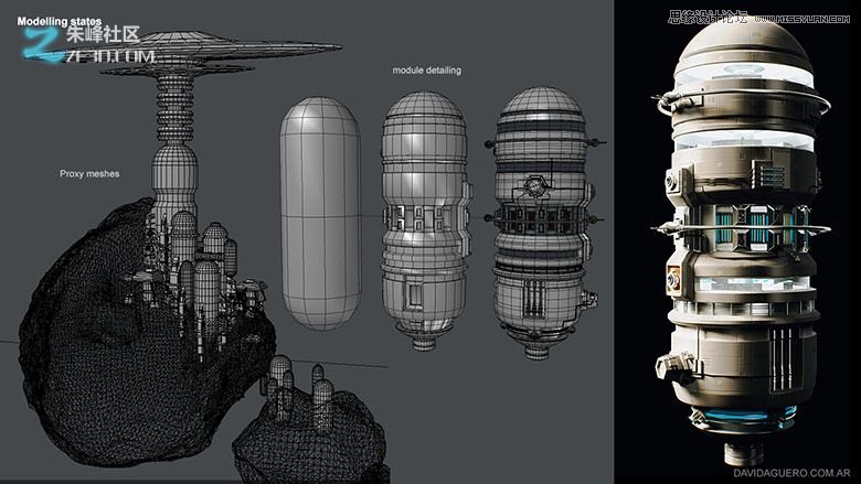 3DMAX模仿地心引力制作太空空间站5