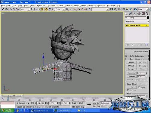 3dsmax打造Q版忍者角色8