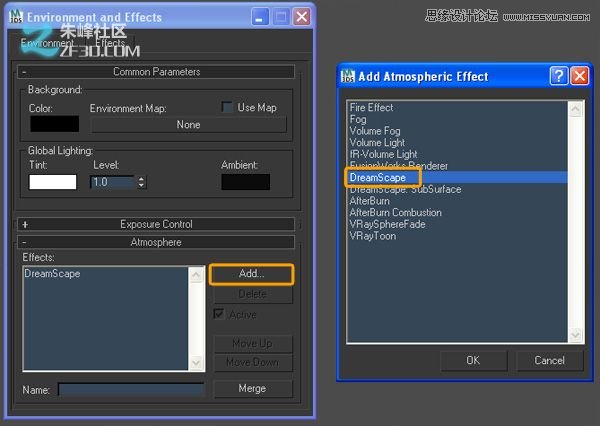 3dmax创建一个美丽的日落场景教程5