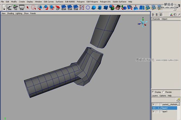 Maya建模教程：制作真实的恐龙17