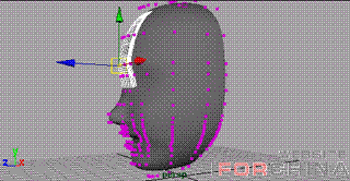 Maya人物脸部模型建造教程9
