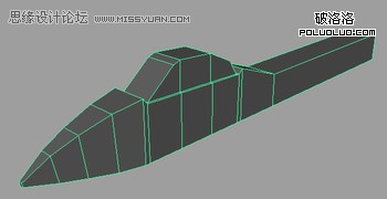 MAYA F15战斗机建模15