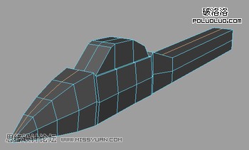 MAYA F15战斗机建模17