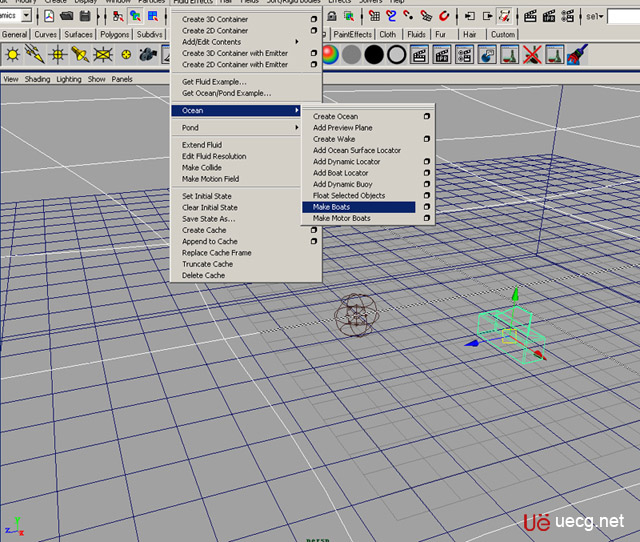 Maya水面波纹效果制作教程9