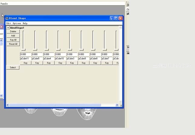 Maya制作脸部表情的动画教程11