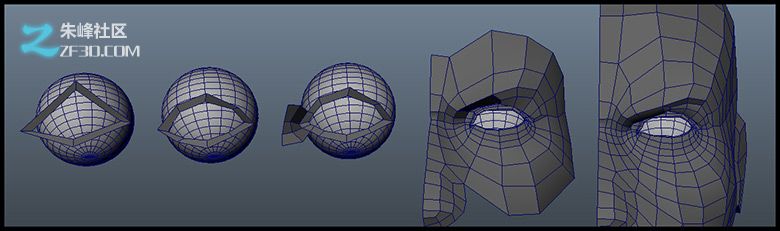 maya制作死侍模型2