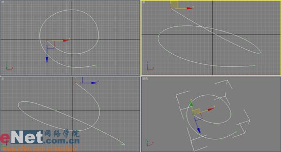 3dmax教程:制作北京奥运彩带效果3