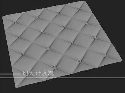 3DsMax一个软包斜拼建模的实例教程14