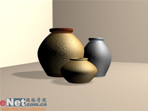 3dmax教程:造型设计静物浮雕效果1