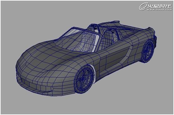 Maya制作保时捷汽车解析1