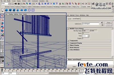 maya制作帆船建模2