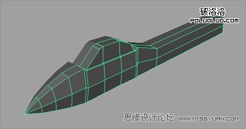 MAYA F15战斗机建模20