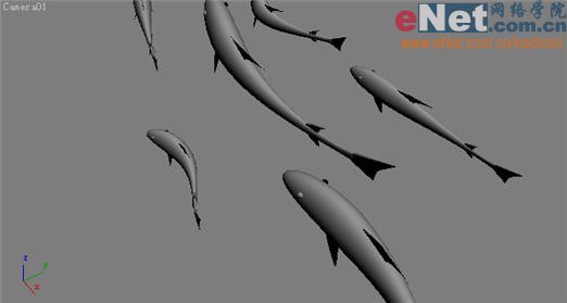 3dmax9.0教程:栩栩如生的游鱼水墨画14