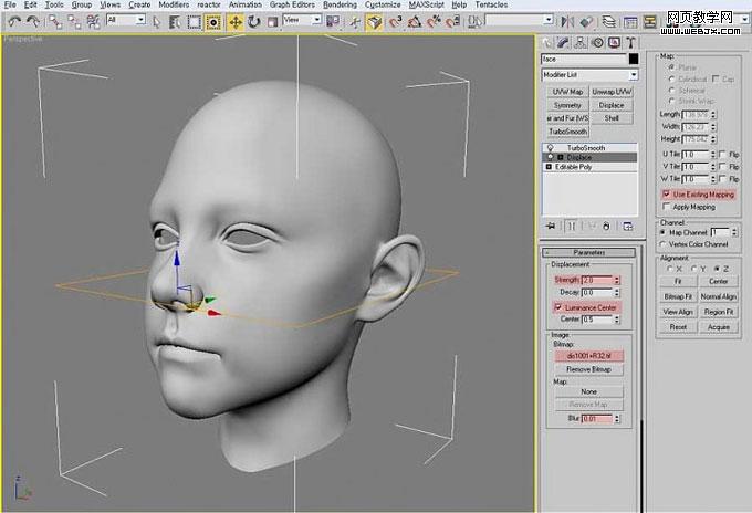 3dmax制作忧愁的Petra女孩6