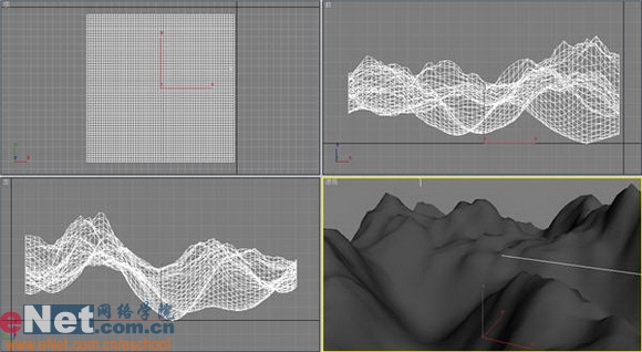 3DS MAX9.0教程：巍峨连绵的雪山6