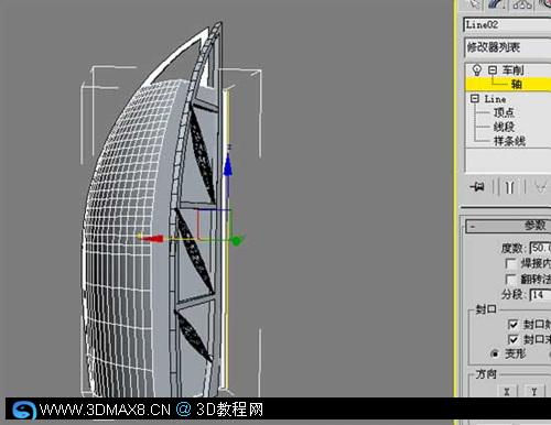 3DsMAX世界唯一的七星级酒店--建模方法24