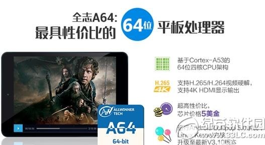 全志a64跑分多少？1