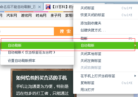 网页不能自动刷新怎么办3