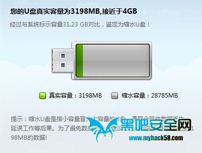 检测并修复缩水U盘的简单方法1