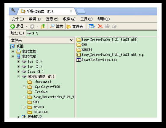 显示U盘隐藏的文件夹绝招2