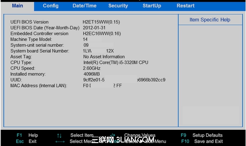 昭阳E49/K49BIOS界面介绍3