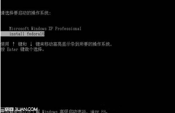 windows xp下硬盘安装Fedora系统6