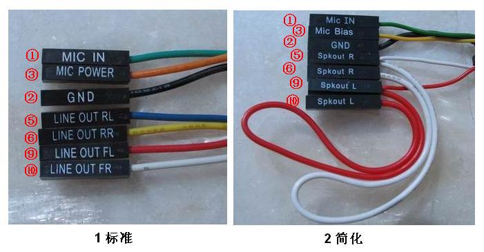 主板前置音频接口连接手册4