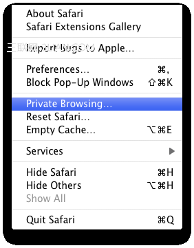 MAC用快捷键快速开启和关闭Safari私密浏览模式2