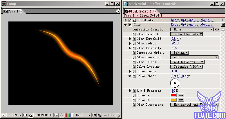 AE制作流动光效大全2