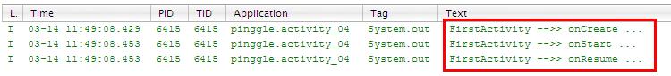 Android开发之声明周期Activity Lifecycle2