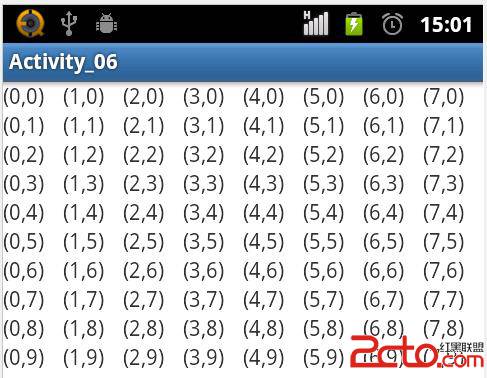 Android开发之表格布局2