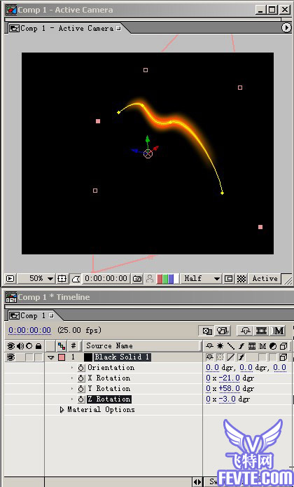 AE制作流动光效大全3