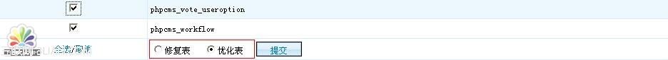 PhpCms数据库管理设置教程5