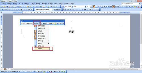 word2003文章开头左侧多出一条竖线怎么解决？8