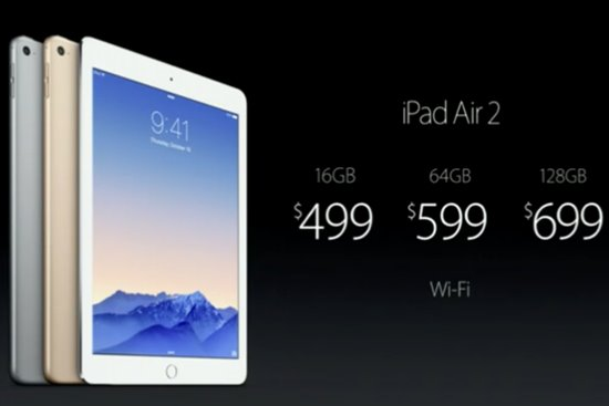 全网通版ipad air2什么时候开卖？ipad air2全网通版开卖时间1