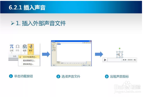 PPT课件怎么插入声音?2