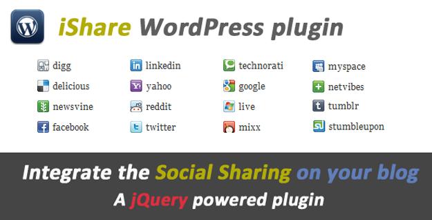 分享十五款 jQuery 社交网络分享插件1