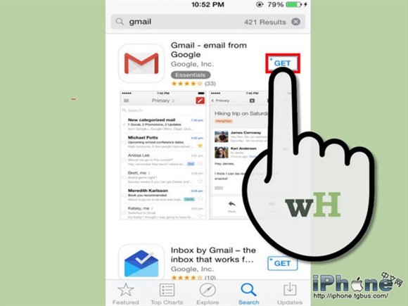 iPhone6设置Gmail邮箱的三种方法教程1