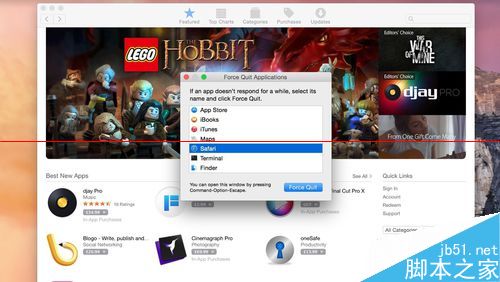 苹果Mac系统中的应用程序怎么强制退出？3