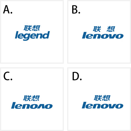 请找出正确的官方版本Logo，你能对几个？8