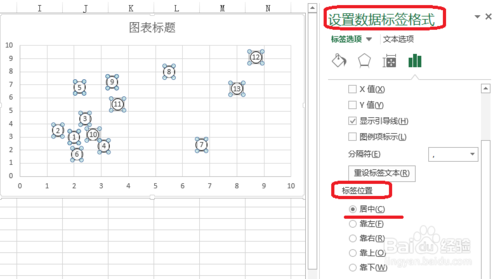 Excel的风险坐标图怎么做10