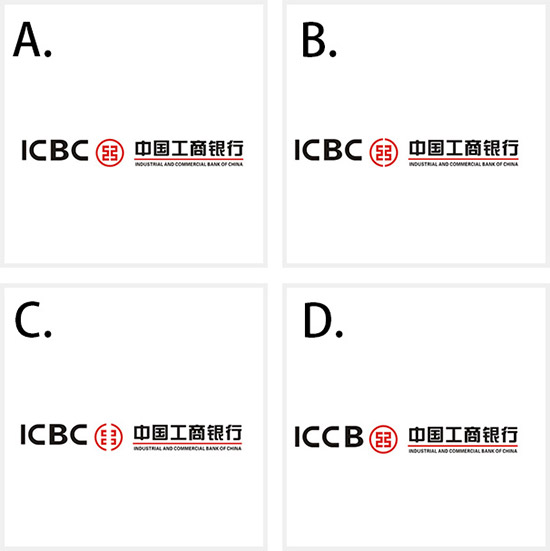 请找出正确的官方版本Logo，你能对几个？10