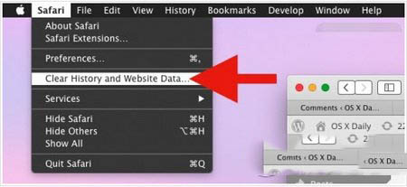 mac版safari浏览记录怎么删除？1